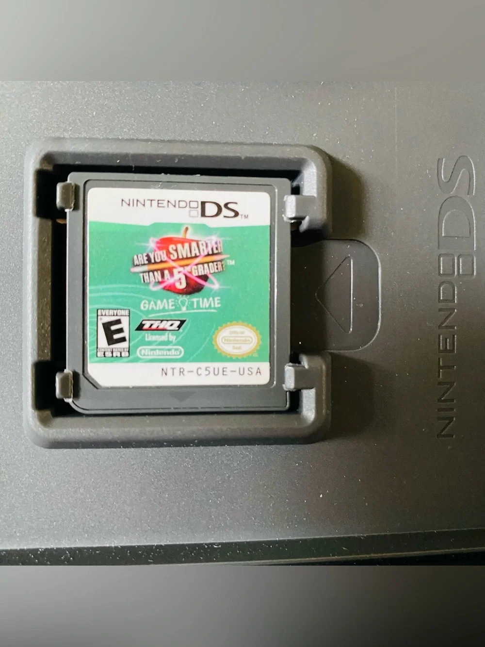 Smarter Than A 5th Grader Nintendo DS Game EUC includes box, game, pamphlet